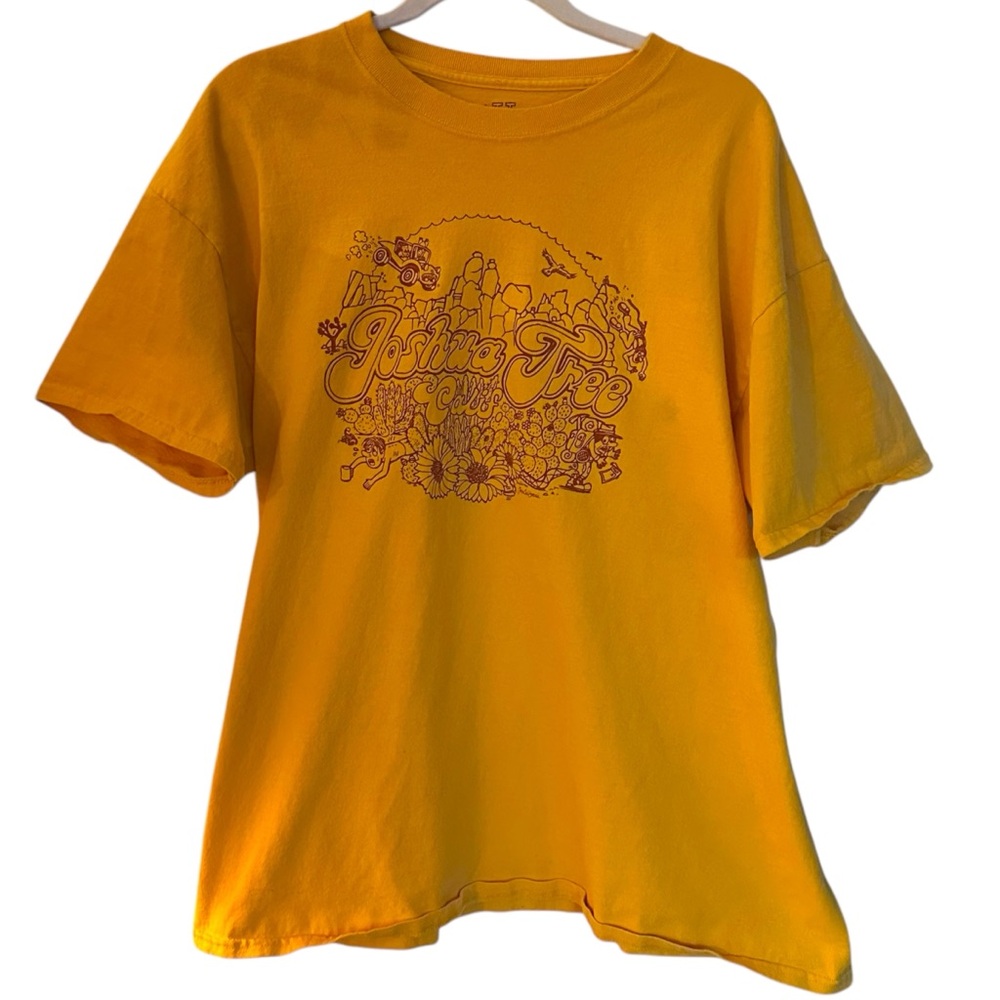 Joshua Tree T-Shirt by The Station Gold Short Sleeve XL